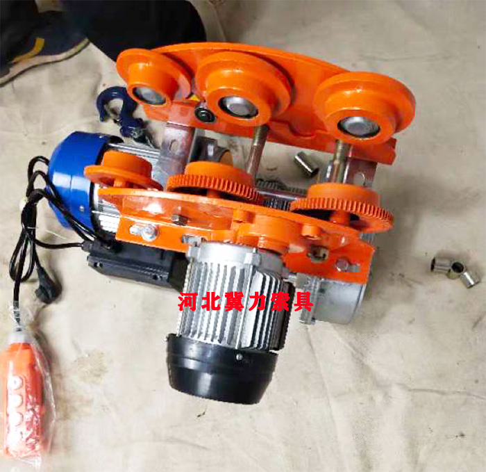 電動提升機(jī)和跑車正確安裝示意圖